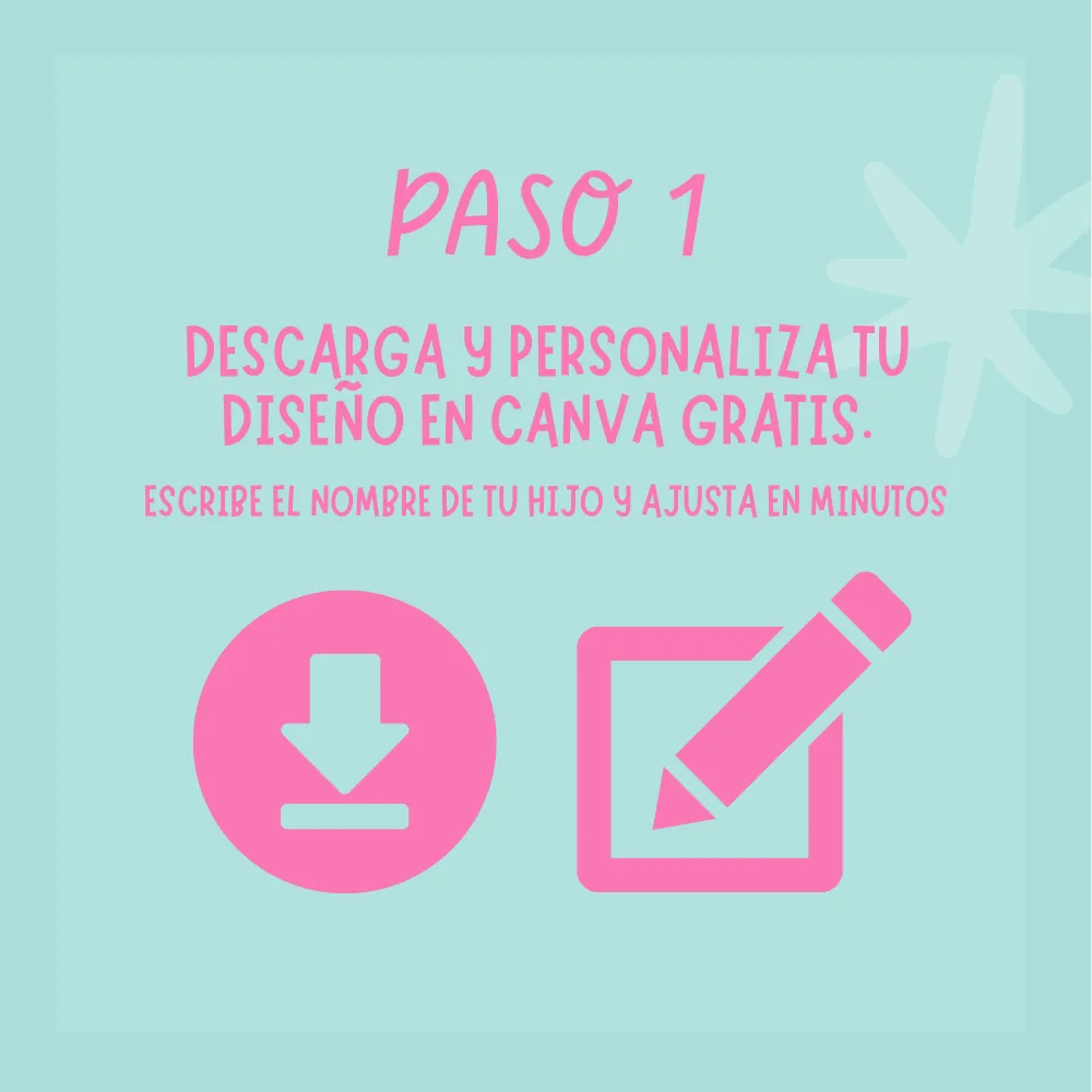 Paso 1: descarga y personaliza en Canva